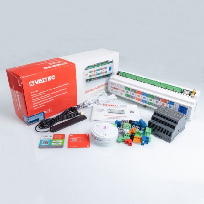 Зональный контроллер, 24В, IP20 Valtec VT.K500.0.0 ,фото 9