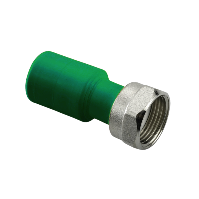 Муфта ПП с накидной гайкой D40-1 1/4" AntiFire, Размер изделия: 40*1 1/4" 