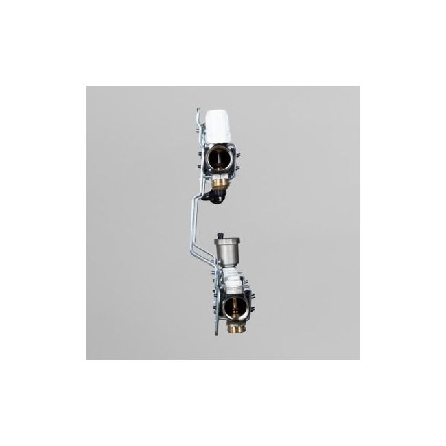 Коллекторный блок латунный c регулирующими и балансировочными клапанами 1"х9 вых. евроконус 3/4". VTc.594.EMNX Valtec, Количество выходов: 9 ,фото 4