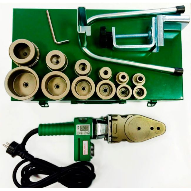 Сварочный аппарат для ПП труб Rocket Welder 63 TOP, цифровой, 16–63 мм, комплект насадок ,фото 3