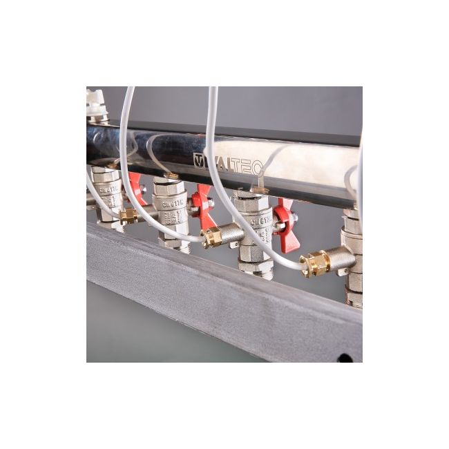 Узел этажный покварт-го учета, без переп-го клапана, ввод СЛЕВА 1", кол-во вых 3 Valtec VT.GPM.06S04.L3, Размер изделия: 1, Количество выходов: 3 ,фото 3