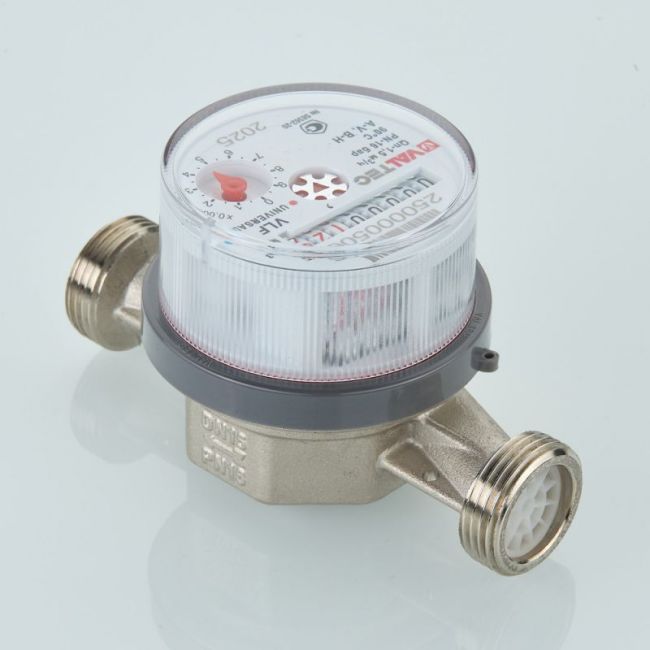Водосчетчик унив., квартирный, БЕЗ СГОНОВ, до +90^С, 1,5м3, 1/2", 80 мм (NEW) Valtec VLF-15U-L.80, Размер изделия: 1/2, 80 мм ,фото 4