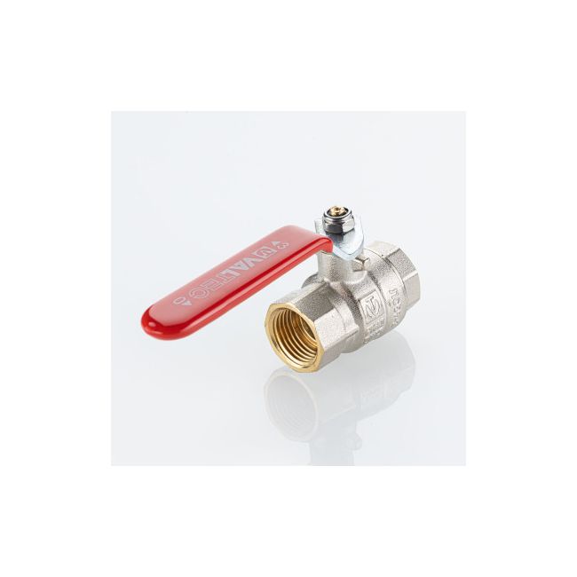 Кран шаровой BASE-ГОСТ полнопроходной с рукояткой-рычагом вн.-вн. DN15 PN40 1/2", Размер крана: 1/2" ,фото 2