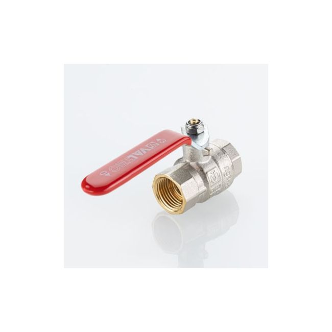 Кран шаровой BASE-ГОСТ полнопроходной с рукояткой-рычагом вн.-вн. DN20 PN40 3/4", Размер крана: 3/4" ,фото 2