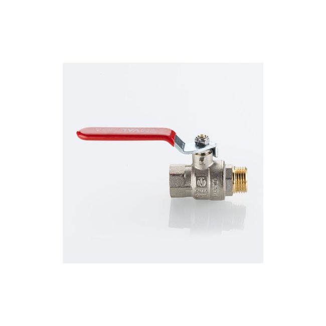 Кран шаровой BASE-ГОСТ полнопроходной с рукояткой-рычагом вн.-нар. DN15 PN40 1/2", Размер крана: 1/2" ,фото 2