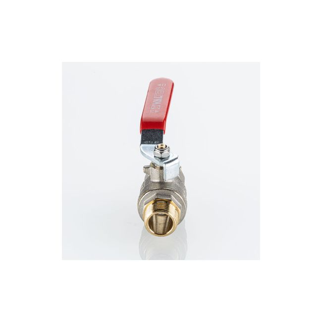 Кран шаровой BASE-ГОСТ полнопроходной с рукояткой-рычагом вн.-нар. DN15 PN40 1/2", Размер крана: 1/2" ,фото 4