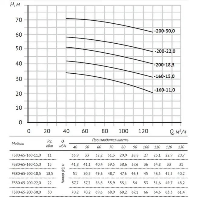 Насос FS80-65-160-11.0 центробежный горизонтальный одноступенчатый ,фото 6