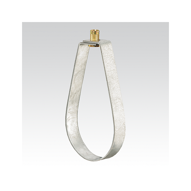 Спринклерный хомут с рифлёной гайкой, М8,  VdS-допуск, оцинковка, Для трубы диаметром, мм: 88,9, Метрическая резьба: M10 