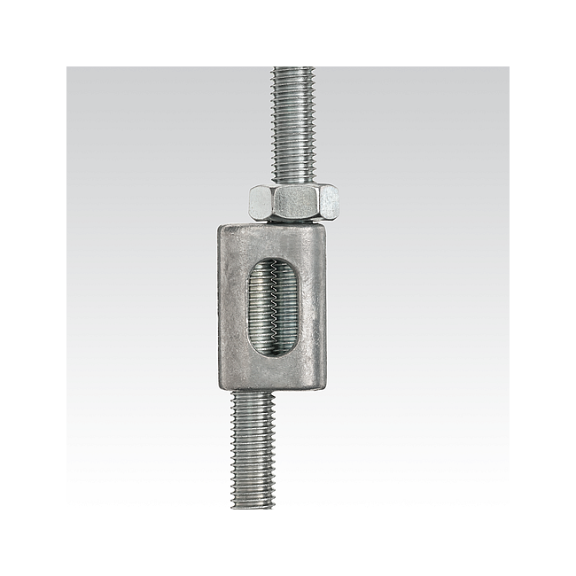 Параллельный соединитель Mupro для шпилек и резьбовых штифтов, оцинкованный, Метрическая резьба: М10 