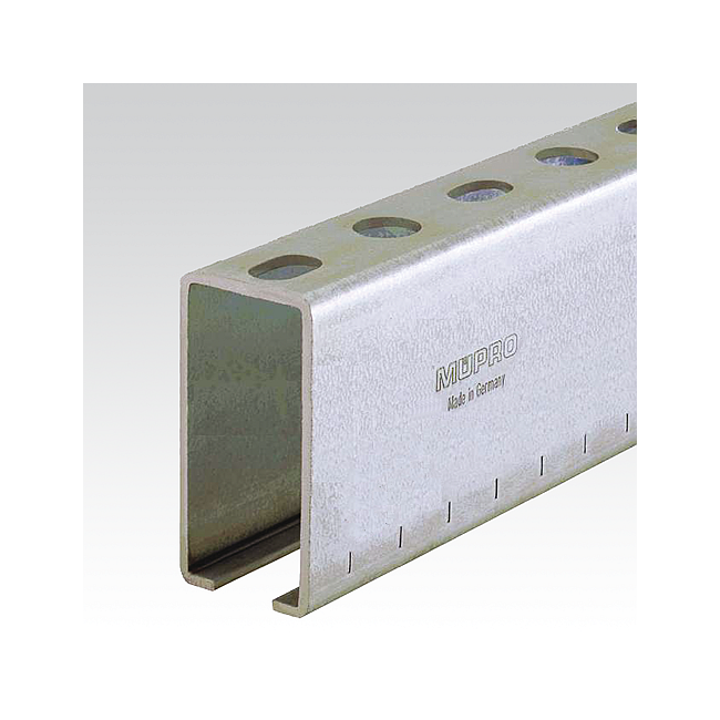 Монтажный профиль Mupro MPC, 40/80 длина 6 m, Длина профиля, м: 6, Материал профиля: Горячее цинкование  
