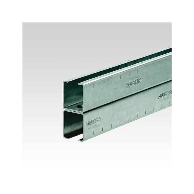 Монтажный профиль Mupro MPC,  Двутавровый профиль, оцинкованные H-профиль 38/80, Длина профиля, м: 4 