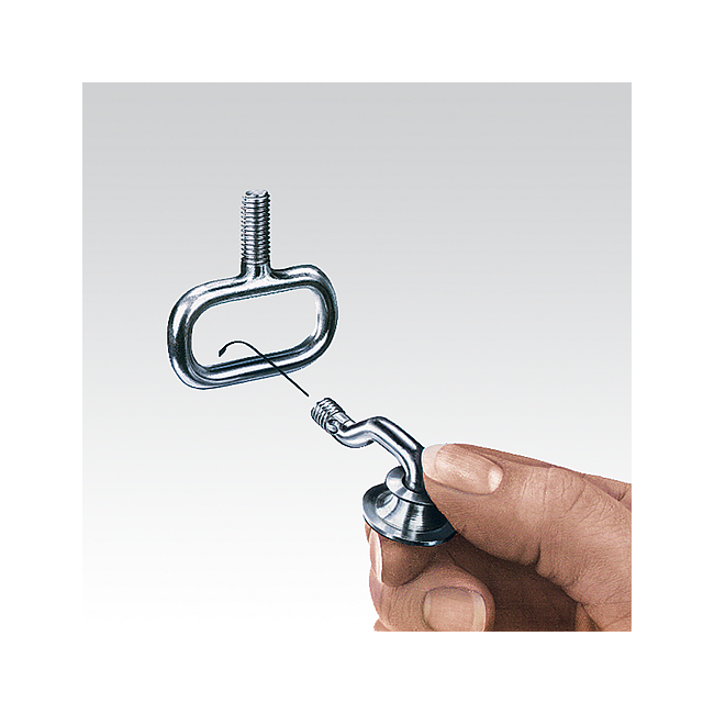 Скользящая скоба XL, M10 with height adjustment, оцинкованный ,фото 2