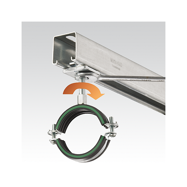 Быстрый зажим Mupro MPR для углового монтажа, оцинкованный для профиля 41/41.  ,фото 5