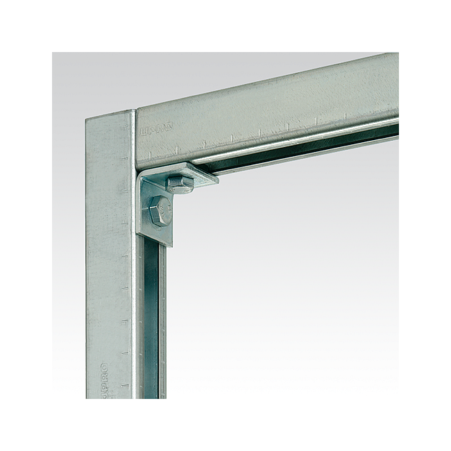 Монтажный уголок Mupro, короткий, 90°, оцинкованный для профиля 38/40 39/52 40/60 40/80 и 38/80 ,фото 4