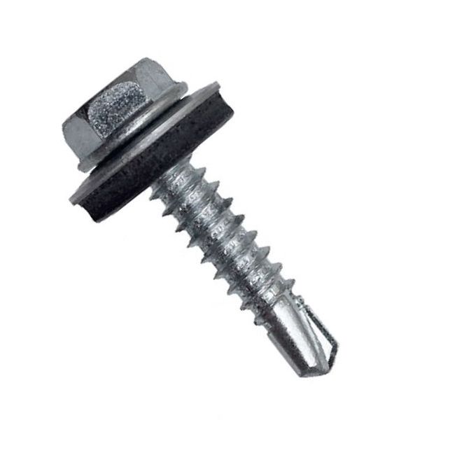 Саморез кровельный SD3 с шайбой, Fasty, Диаметр винта, мм: 4,8, Длина винта L, мм: 32 