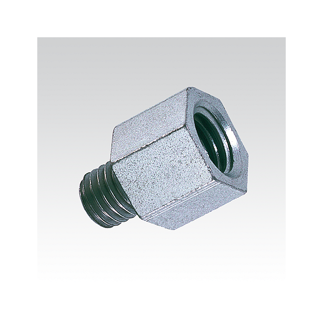 Переходные муфты с внешней на внутреннюю Mupro, оцинкованные, Внешняя резьба: М8, Внутренняя резьба муфты: М10, Материал муфты: Нержавеющая сталь А2 